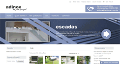 Desktop Screenshot of adinox.com.br